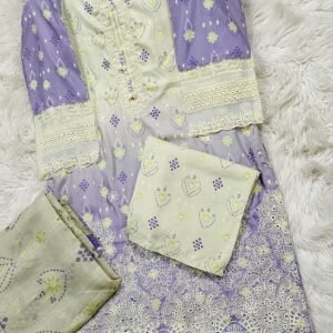 TRENDING PRINTED BANA DORA / EMBROIDERY 3PC  COLLECTION