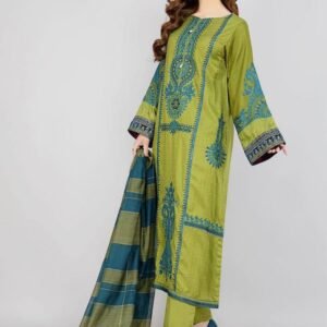 BRAND:MARIA.B lawn 90/70 embroiderd sequence unstitched 3pc✓